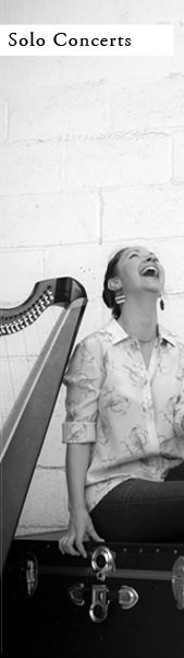 Booking solo harp concerts